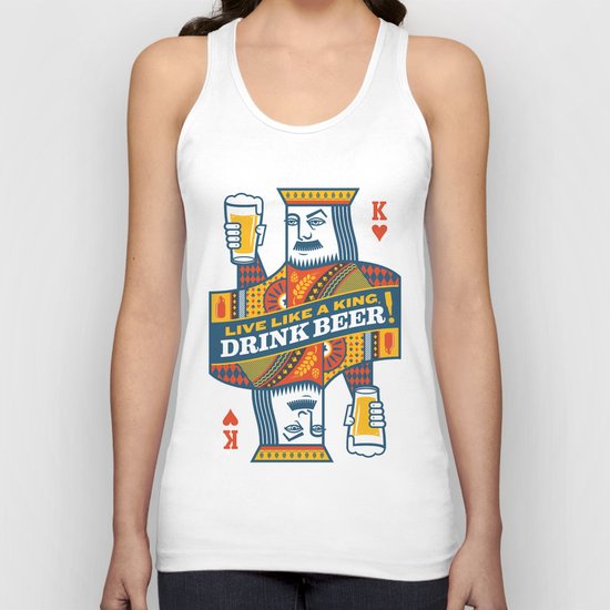 King of Beers Unisex Tank Top