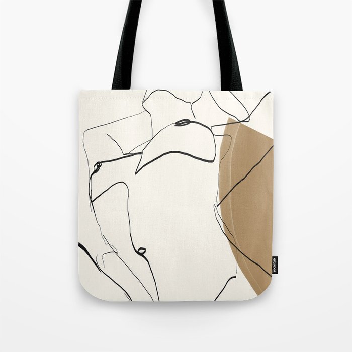Nude hot sale tote bags