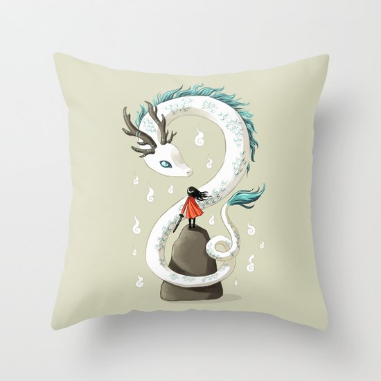 Dragon Spirit Throw Pillow