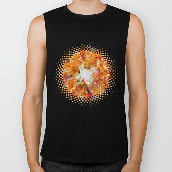 Autumn Leaf Fall Biker Tank