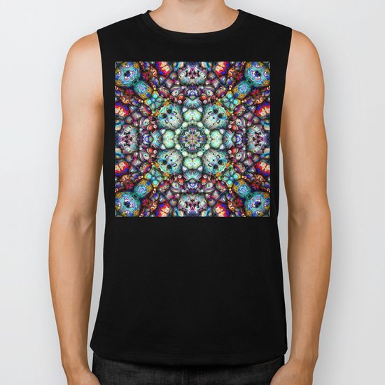 Textural Surfaces of Symmetry Biker Tank