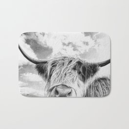 Highland Cow #1 Bath Mat