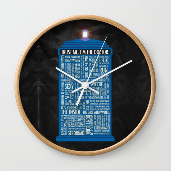 Doctor Who Wall Clock