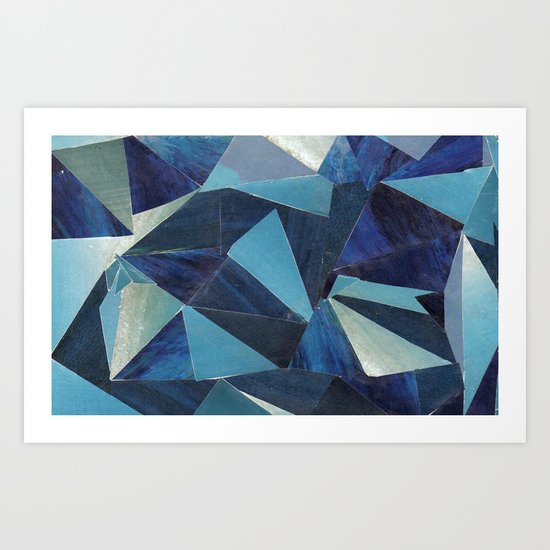 Blue Art Print