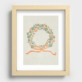 A Merry Clemson Christmas Recessed Framed Print