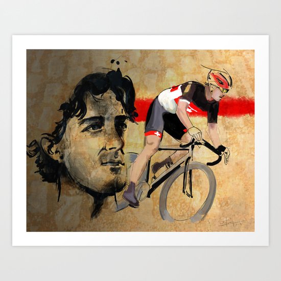 Fabian Cancellara Art Print