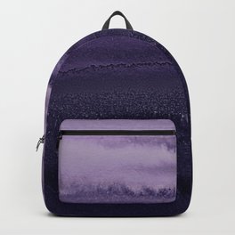 WITHIN THE TIDES ULTRA VIOLET by Monika Strigel Backpack | Curated, Digital, Fading, Pop Art, Fadingcolors, Acrylic, Pastel, Oil, Colouring, Drawing 