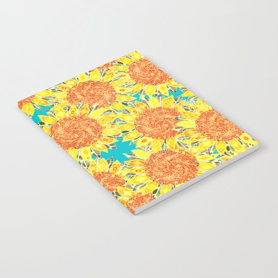 sunflower field Notebook