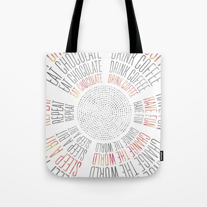 GRAPHIC ART Life Circles Tote Bag