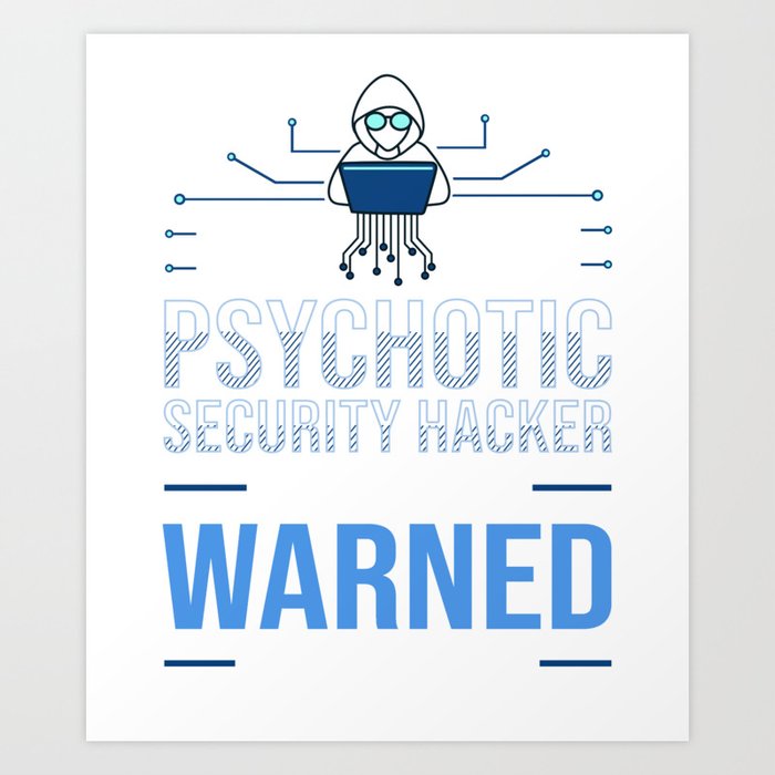 Ethical Hacker Certified Computer Hacking Password Art Print by Brob