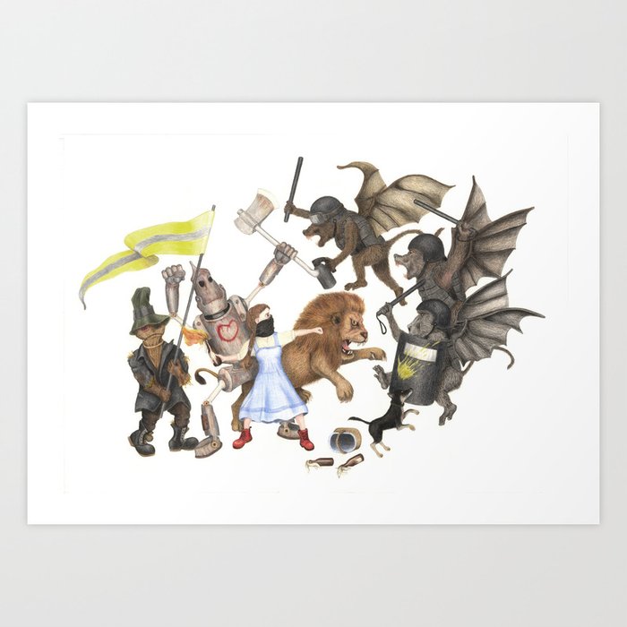 The True Tale of Evil Wizards and Witches Art Print