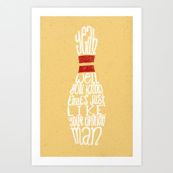 The Big Lebowski Art Print