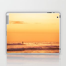 Sunset Surf Photograph Laptop Skin