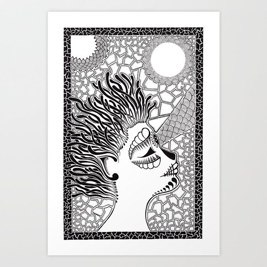Little Girl Lost Art Print