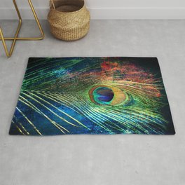 peacock feather Rug