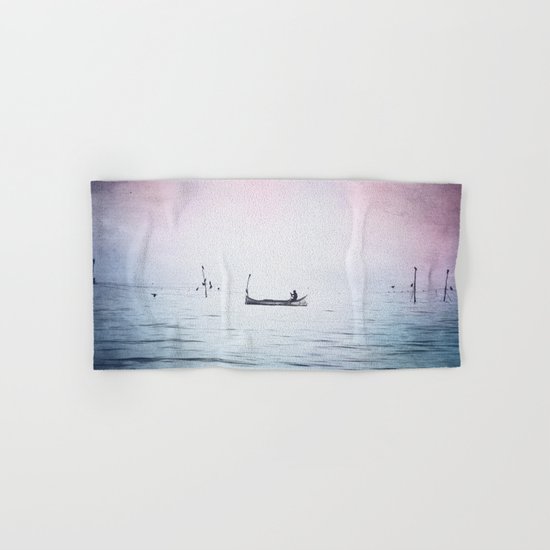 The Lonely Man and The Infinite Sea Color Version Hand & Bath Towel