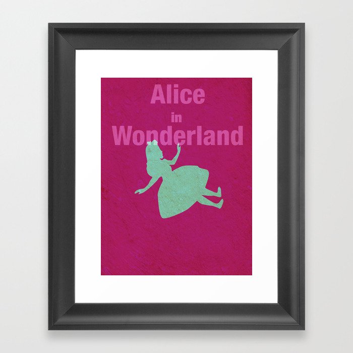 Alice in Wonderland Framed Art Print