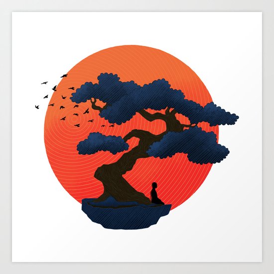 Meditation Art Print