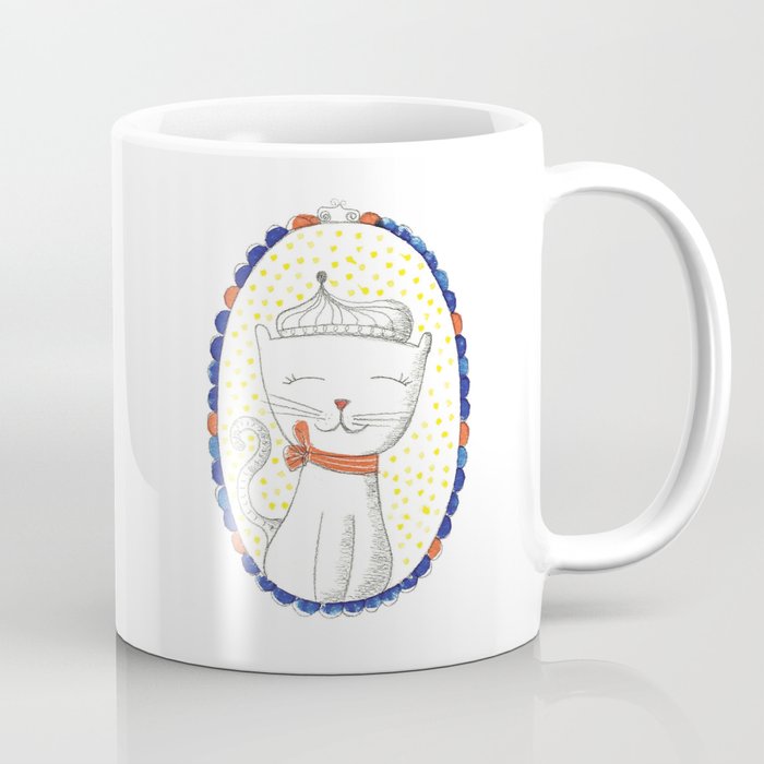 Cat and Frame Coffee Mug