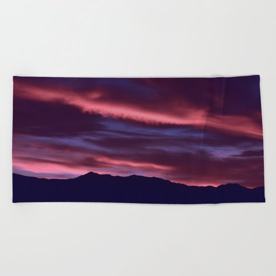 SW Serenity Rose Sunrise Beach Towel