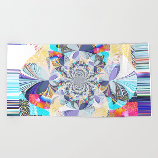 Beautiful Crash Beach Towel