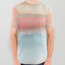 Mint Moon Beach All Over Graphic Tee
