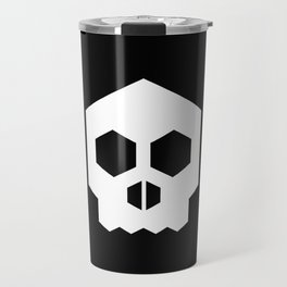 hex geometric halloween skull Travel Mug