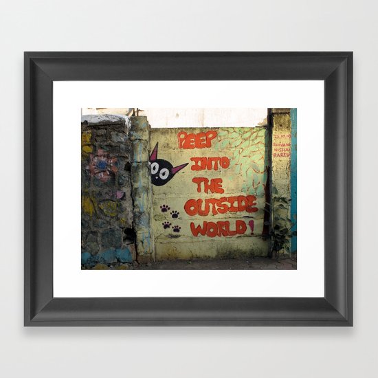 Street Art Bombay II Framed Art Print