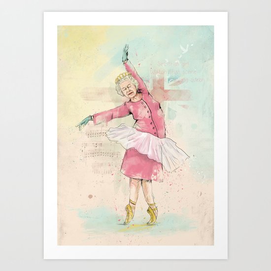 Dancing queen Art Print