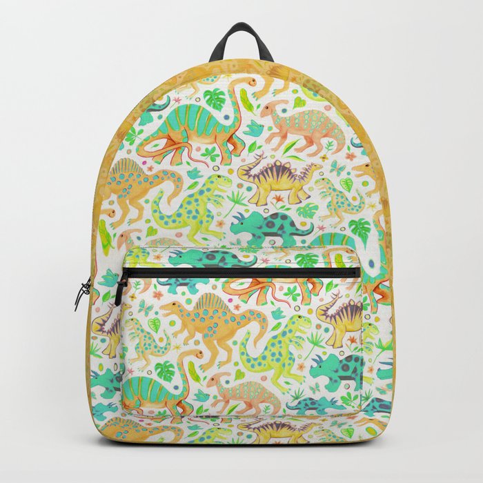 Happy Dinos - citrus colors Backpack