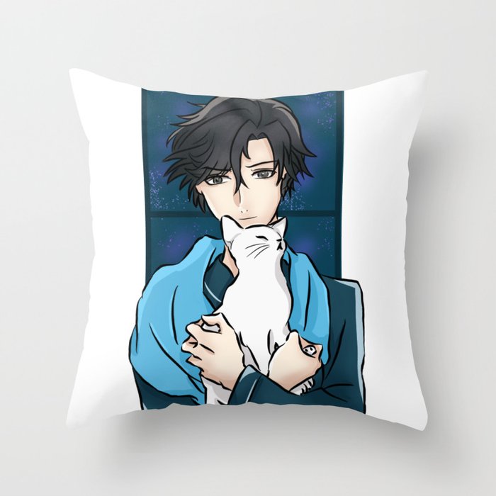 Mystic Messenger Jumin Han Elizabeth 3rd series Throw Pillow