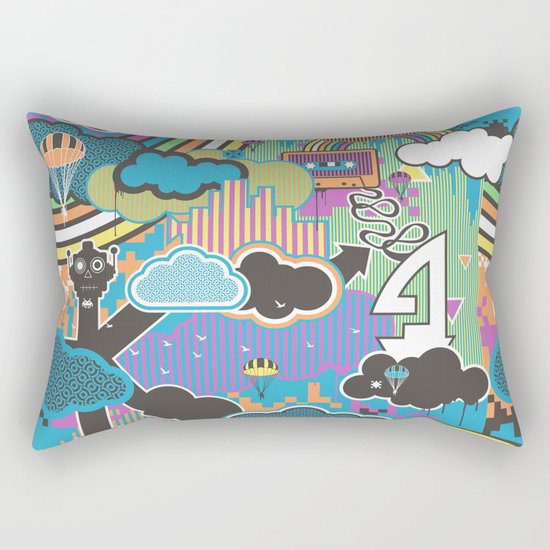 Love Robot Rectangular Pillow
