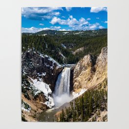 Yellowstone Falls Poster