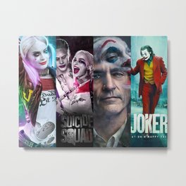 Joker and HarleyQuinn Poster Print Metal Print | Joker, Har Ley, Quinn, Halloween, Movie, Harleyquinn, Clown, Prey, Suicide Squad, Robbie 