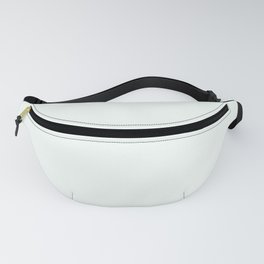 Mint Puff White Fanny Pack