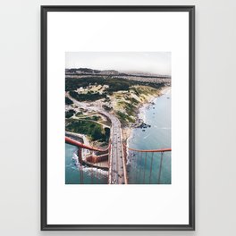 Golden Gate Bridge San Francisco: "I rise above" Framed Art Print