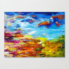 SUNSHINE, Morning, Landscape Canvas Print