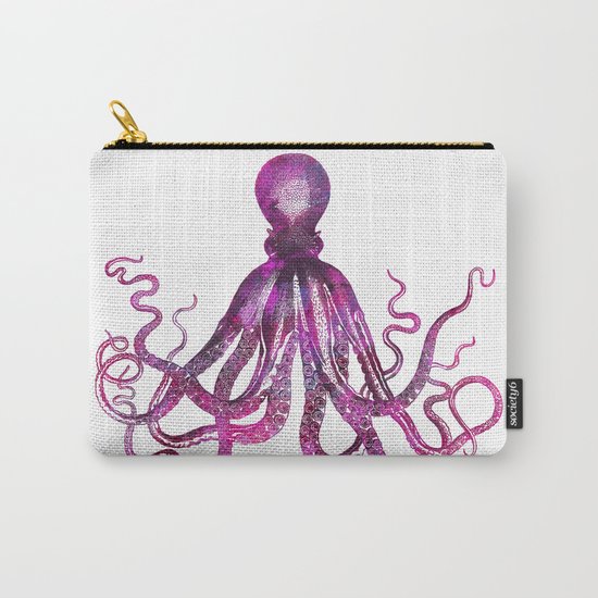 pink Octopus unique underwater creature Carry-All Pouch