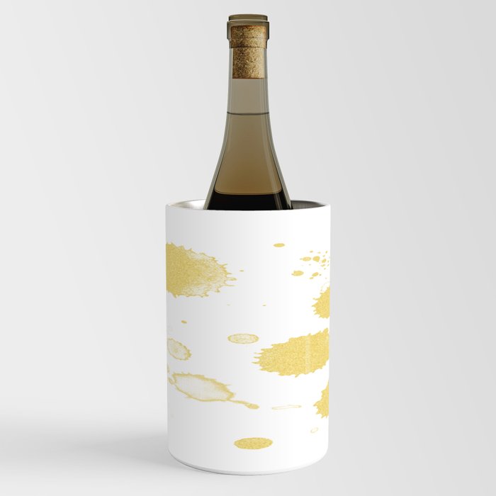 Yellow Watercolor Wine Chiller