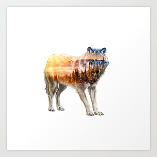 WOLF Art Print