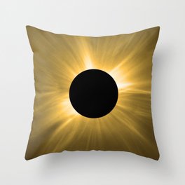 Total Solar Eclipse. Throw Pillow