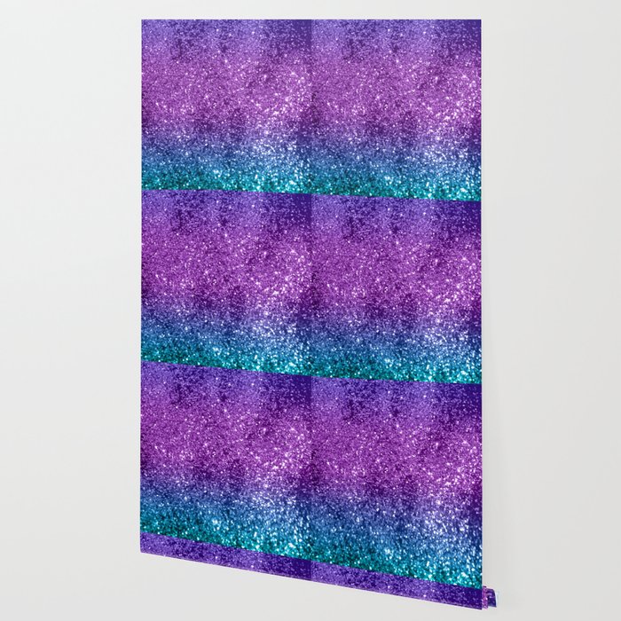 Unicorn Girls Glitter 10 Shiny Decor Art Society6 Wallpaper By