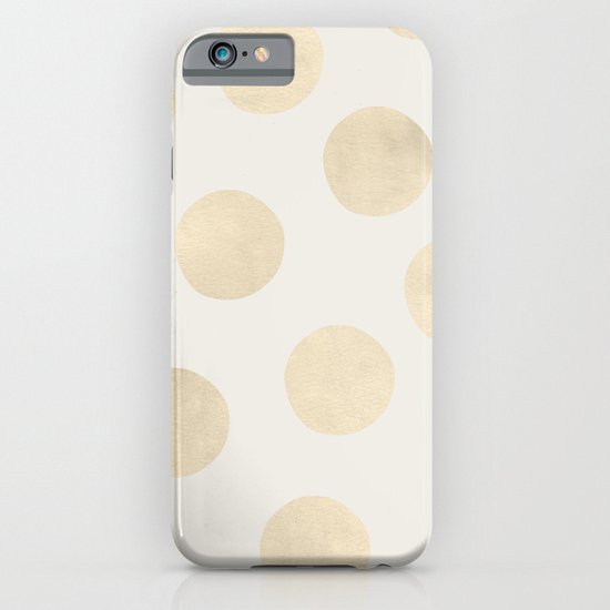 Gold Polka Dots iPhone & iPod Case