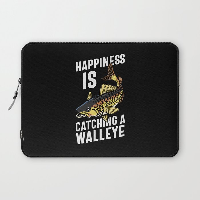 Happiness Is Catching A Walleye Laptop Sleeve