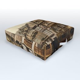 The Cross and Rows 1895 Outdoor Floor Cushion