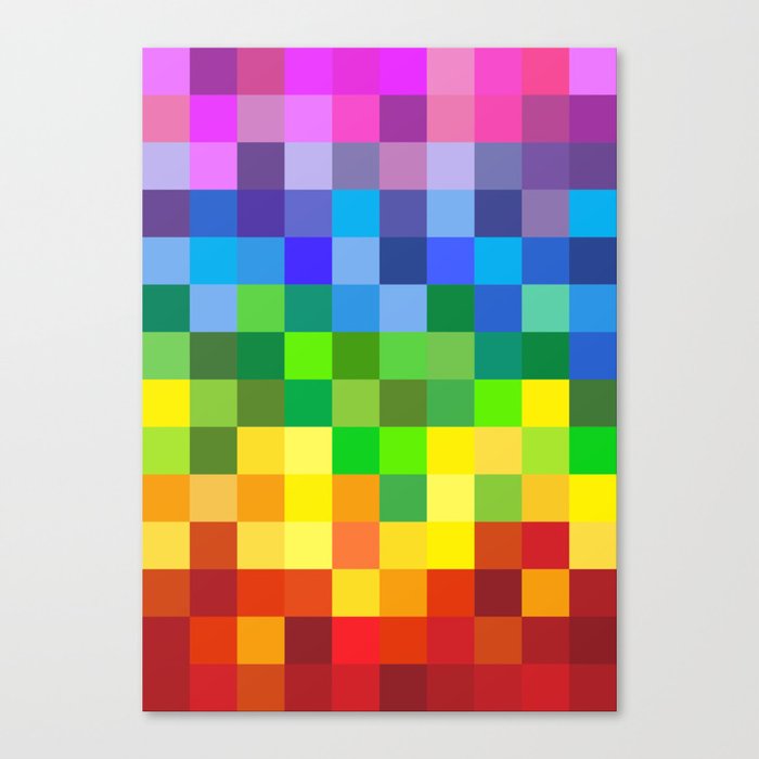 Color Grid Canvas Print