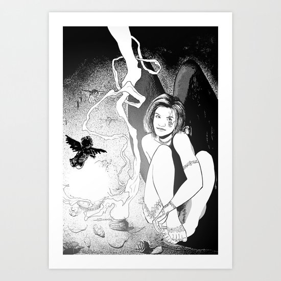 B & W No.7 Art Print