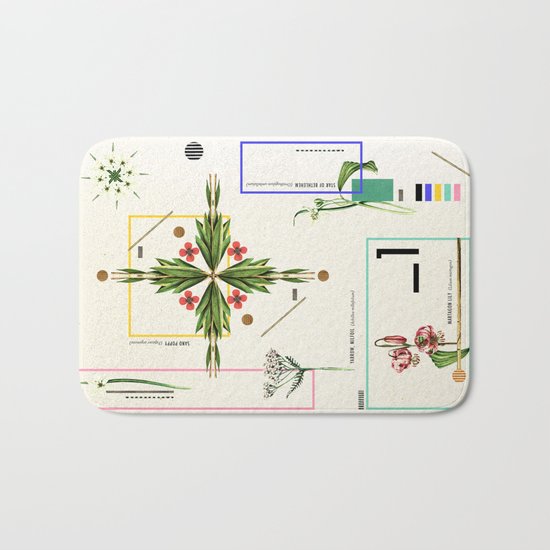 Wild Flowers_1 Bath Mat