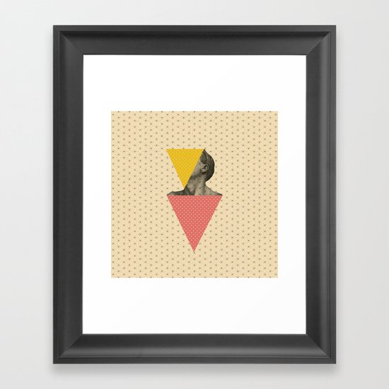 Body and Geometrics Framed Art Print