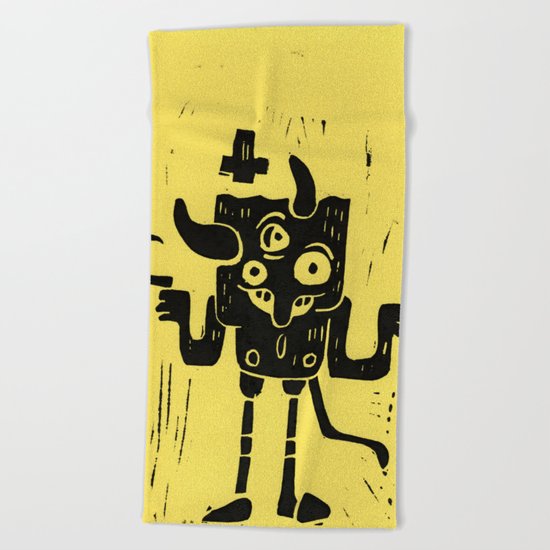devil Beach Towel